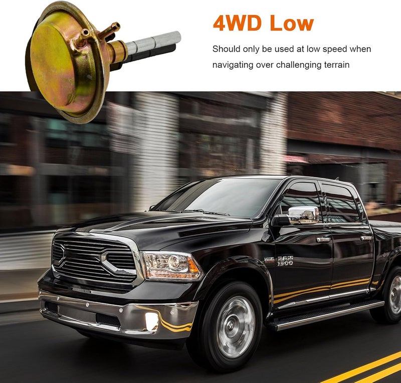 BEAMINGAUTO Shift Actuator Front Axle 4WD Vacuum Actuator Fits for Dodge Ram 1500 2500 3500 Ramcharge, Cherokee Comanche Wrangler Replaces 4506116 4882682 600-202 - Image 5